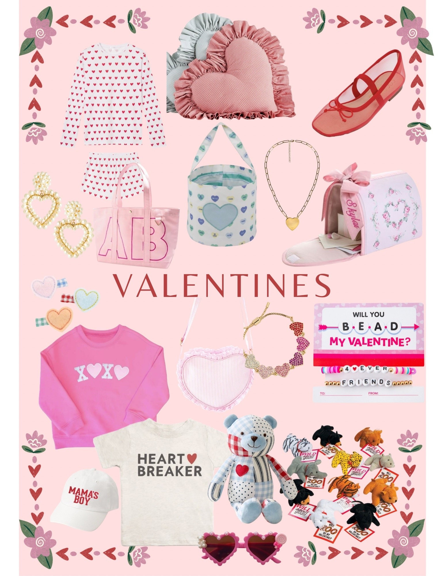 Valentines gift ideas for you and your littles!

Valentines school exchange 
Valentines for her
Valentines treat yourself
Valentines outfits
Valentines decor
Heart jewelry 
Heart purse
Heart earrings 
Valentine bucket
Valentine mailbox
Valentine pajamas 
#ltkgiftguide
#valentinesgiftideas 


#LTKmomlife #LTKKids