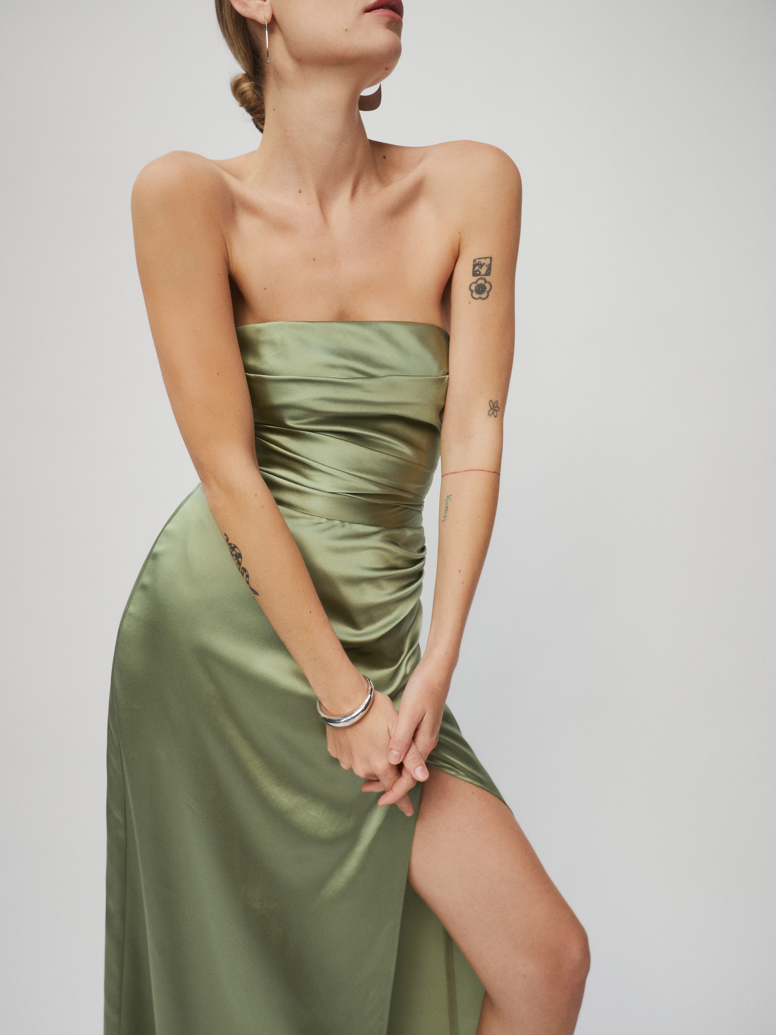 Barrow Silk Dress | Reformation (Global)