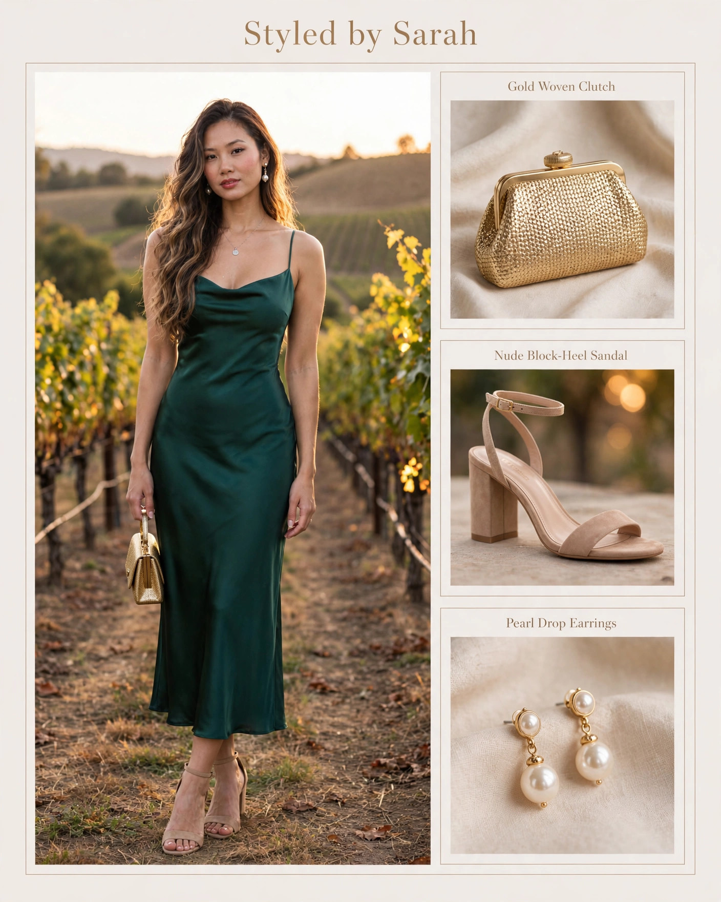 Fall Wedding Guest Outfit | Styled by Sarah

POV: the fall wedding invite just arrived and you already know you're the best-dressed guest 💚✨

Comment SHOP and I'll DM you the link to every piece — satin midi, block heels, gold clutch + pearl drops.

Full look linked here on my LTK.

#StyledBySarah #WeddingGuestOutfit #FallWedding #SatinDress #FallFashion #OOTD #ElegantStyle #ChicStyle #AutumnStyle #WeddingGuestDress
Affiliate links — I may earn commission on qualifying purchases. #ad 

 