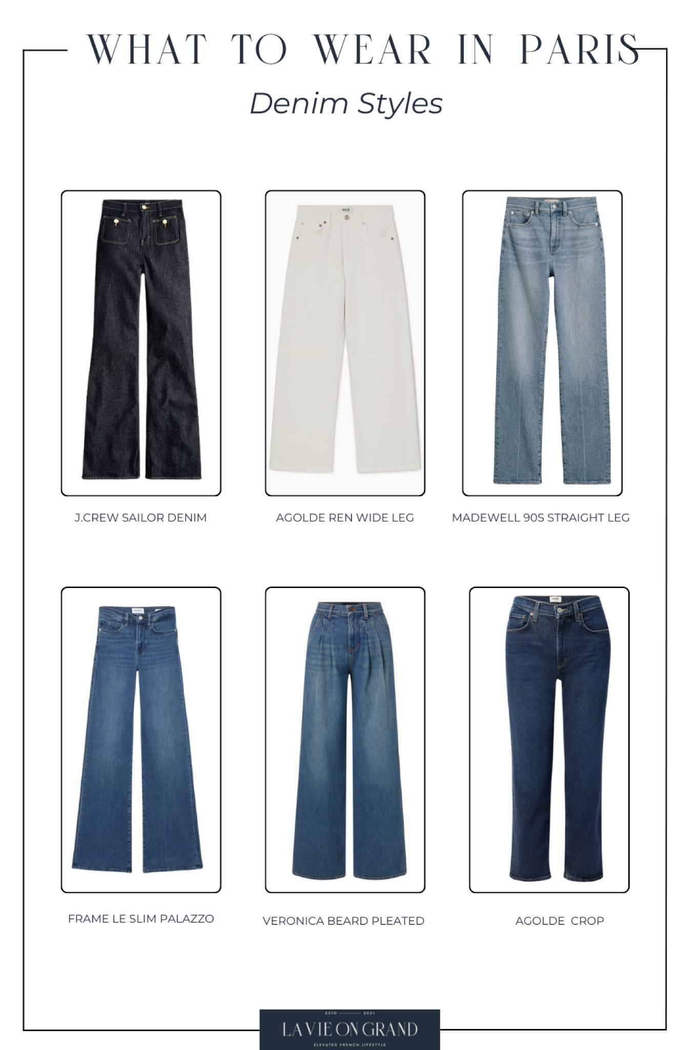 What to Wear In Paris 
Denim Styles 


#LTKover40 #LTKstyletip #LTKtravel