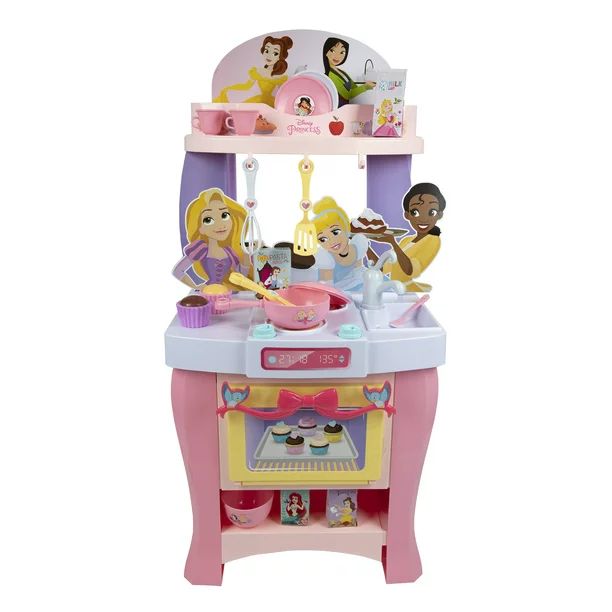Disney Princess Play Kitchen Includes 20 Accessories, over 3 Feet Tall | Walmart (US)