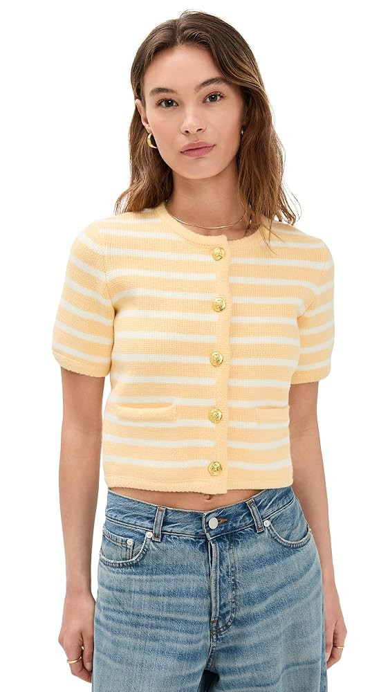 English Factory Women's Knit Striped Sweater Cardigan | Amazon (US)