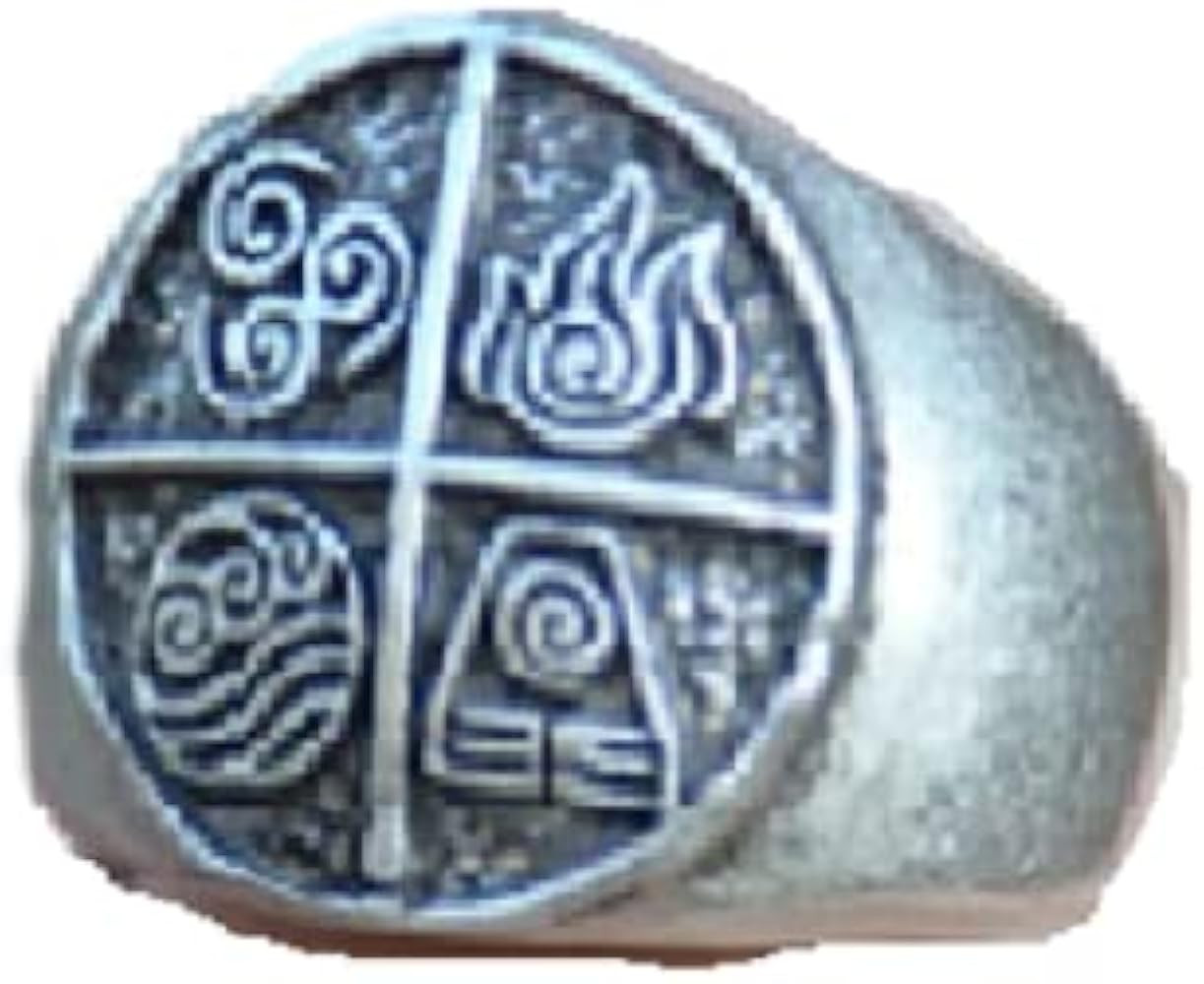 OTISI - Airbender Ring Air Fire Earth Water Elements Ring Jewelry | Amazon (US)