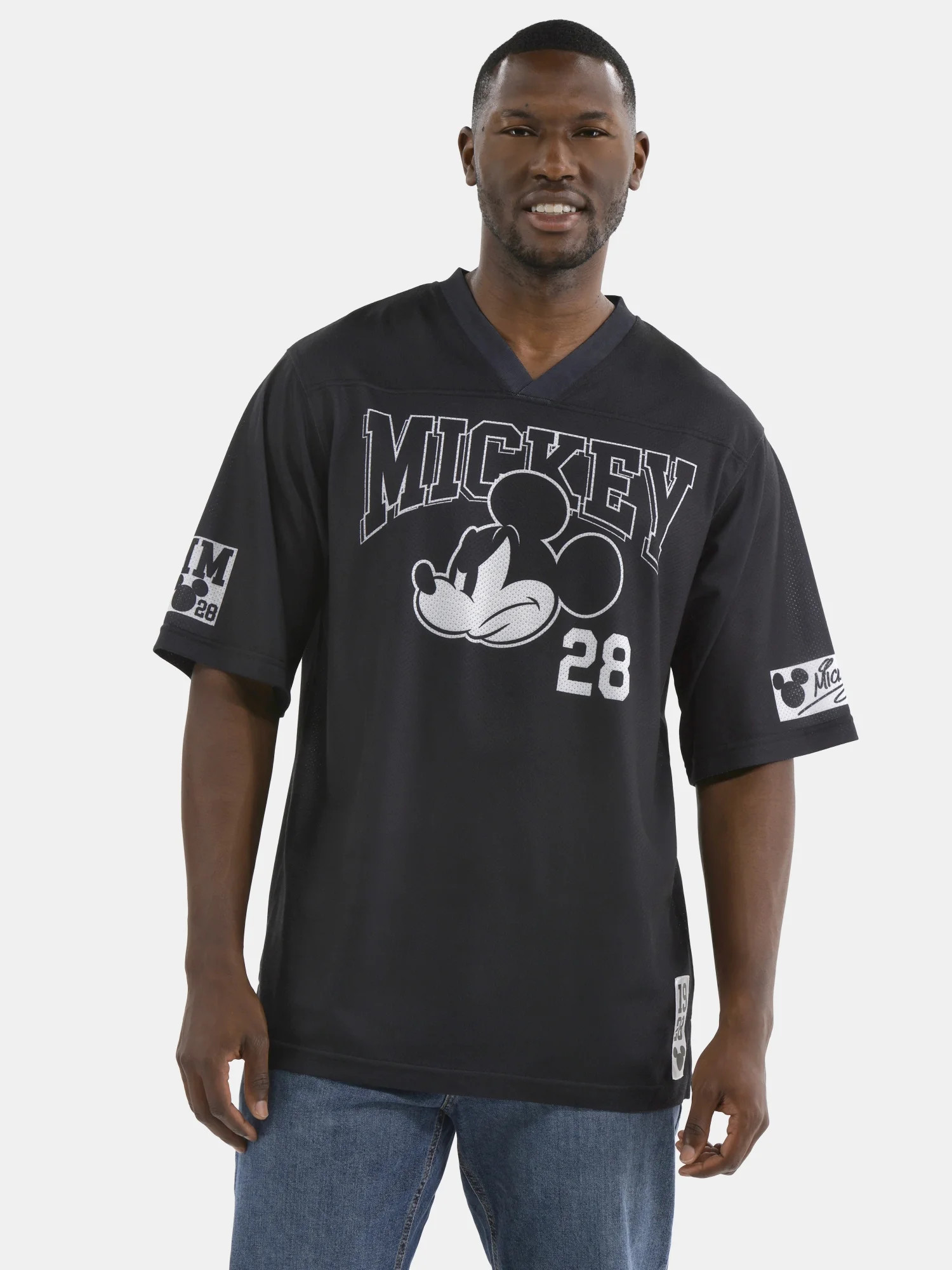 Mickey Mouse Men's and Big Men's Graphic Football Jersey, Sizes XS-3XL | Walmart (US)