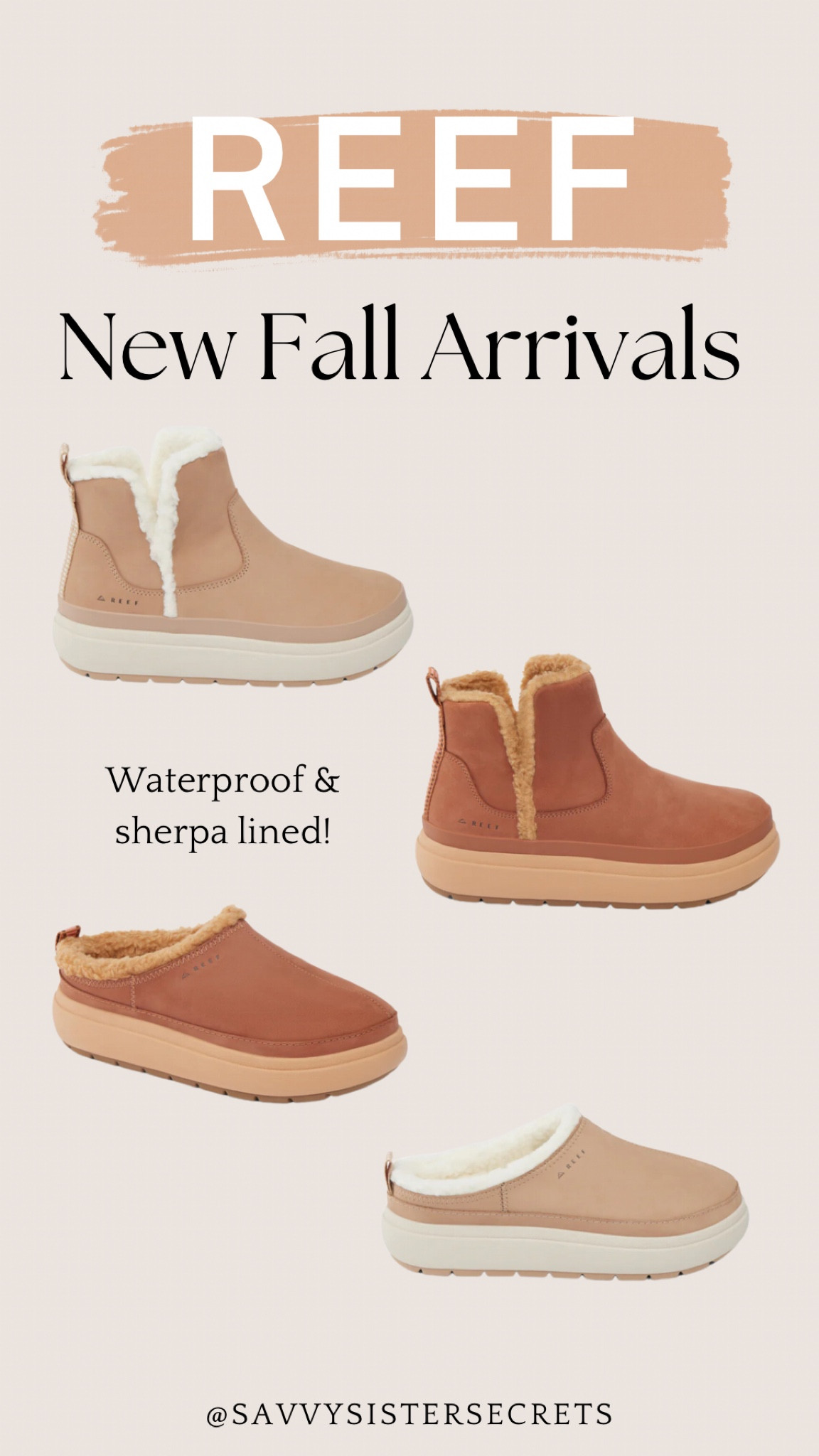 New fall arrivals from Reef! Indoor/Outdoor shoes and they are waterproof and sherpa lined!

#LTKFindsUnder100 #LTKStyleTip #LTKSeasonal