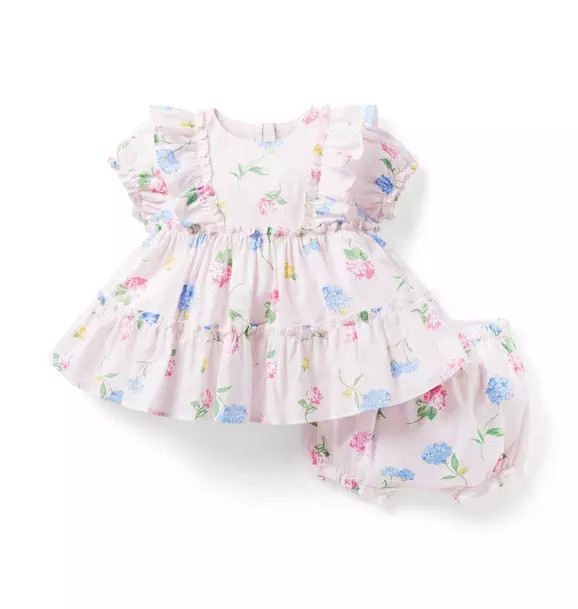 Baby Floral Tiered Ruffle Matching Set | Janie and Jack