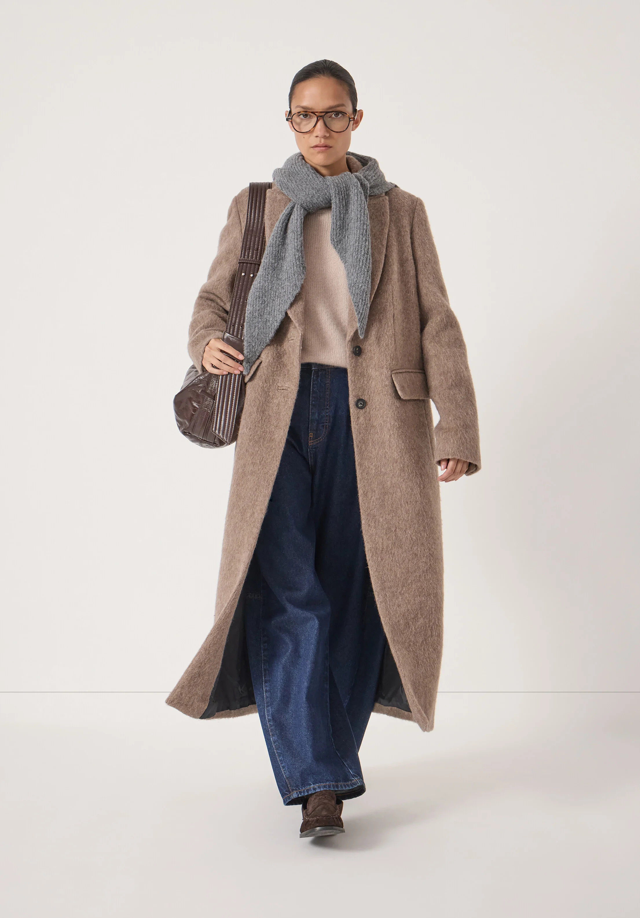 Meridah Italian Wool Coat | Hush UK