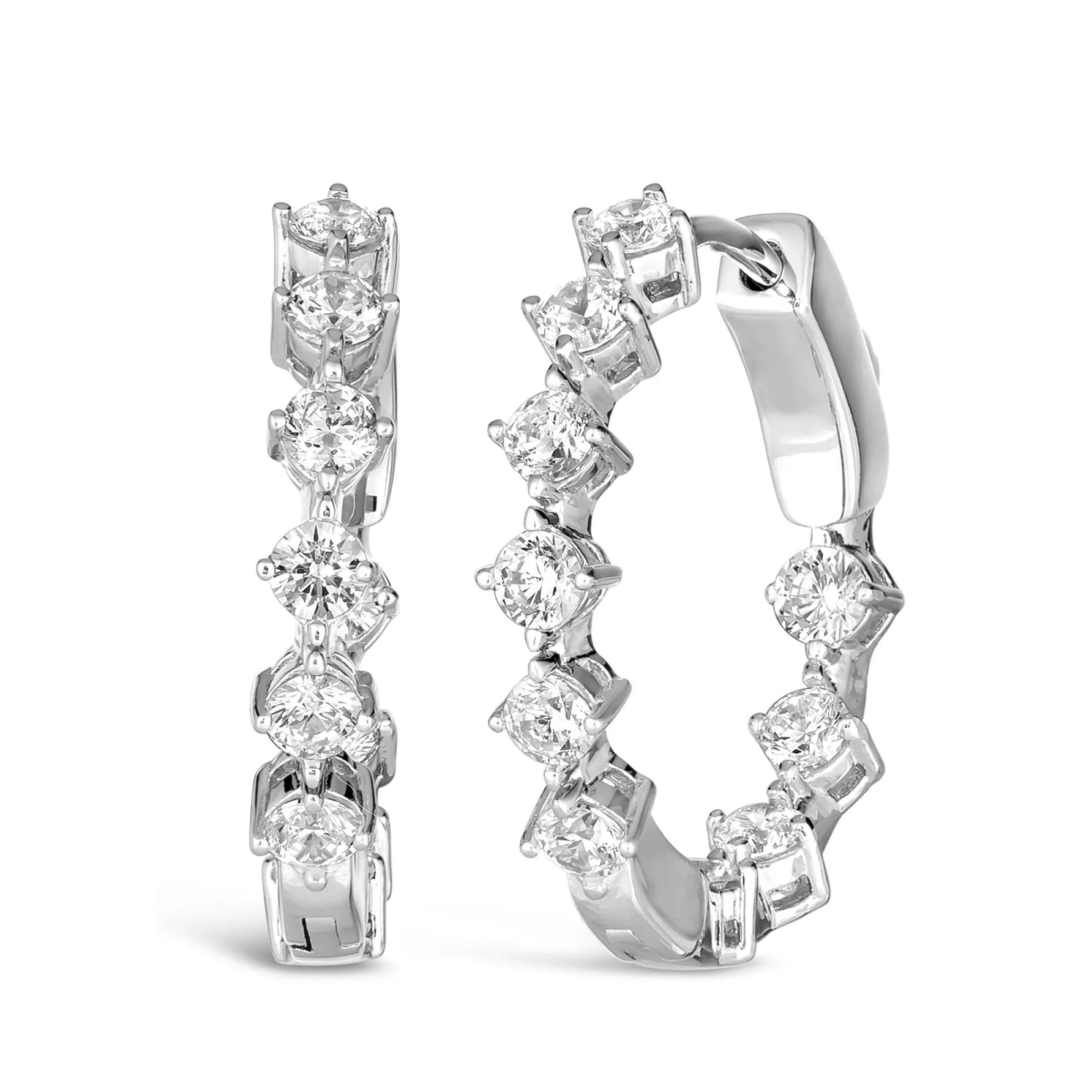 Hoops For Days 3 Carat Size | Anna Zuckerman