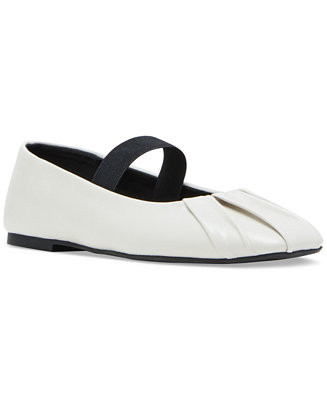 Sabrinaa Pleated Mary-Jane Ballet Flats | Macy's