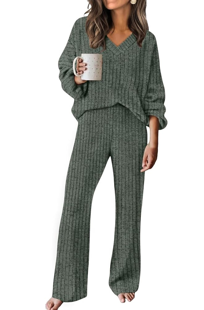 RUMIA Fall Outfits for Women 2025 Vacation Matching Sweater Lounge Sets (S-2XL) | Amazon (US)