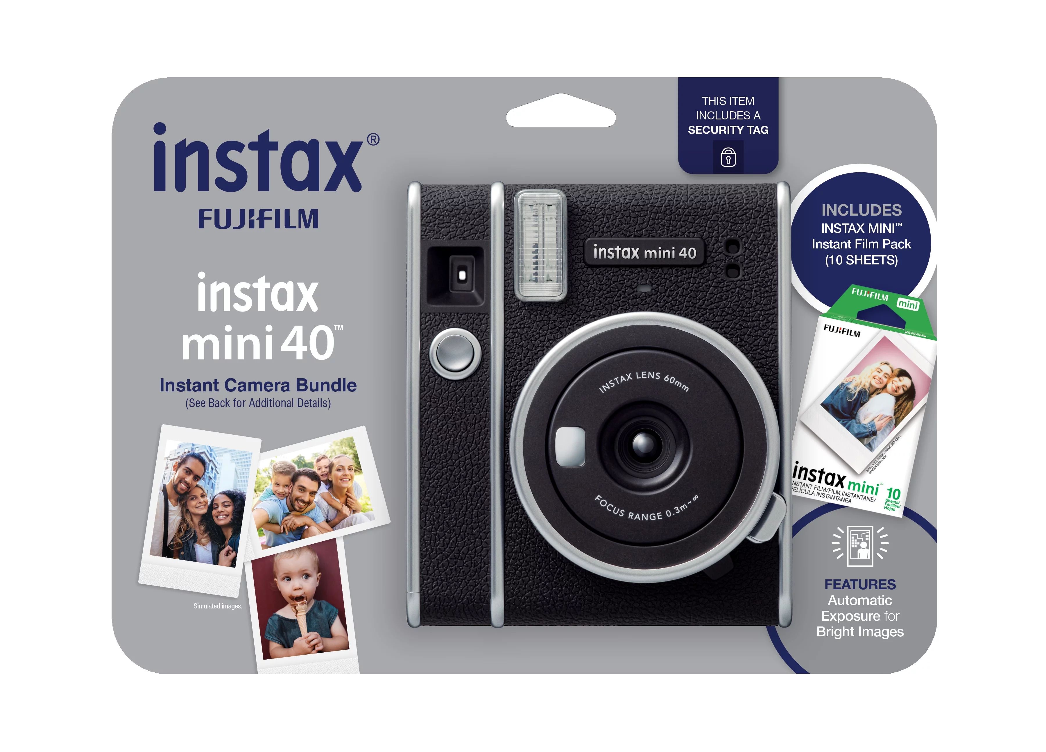 Fujifilm INSTAX Mini 40 Camera Exclusive Blister Bundle with Bonus Pack of Film (10-pack Mini Fil... | Walmart (US)