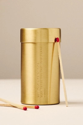 Mersea Brass Match Holder | Anthropologie (US)