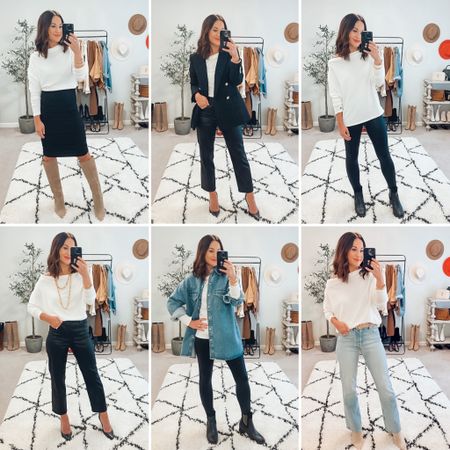 One top styled 6 ways - get 15% off this versatile top from six fifty clothing company with code blair15   #sixfiftyclothing #ad 

#LTKstyletip #LTKsalealert #LTKunder50