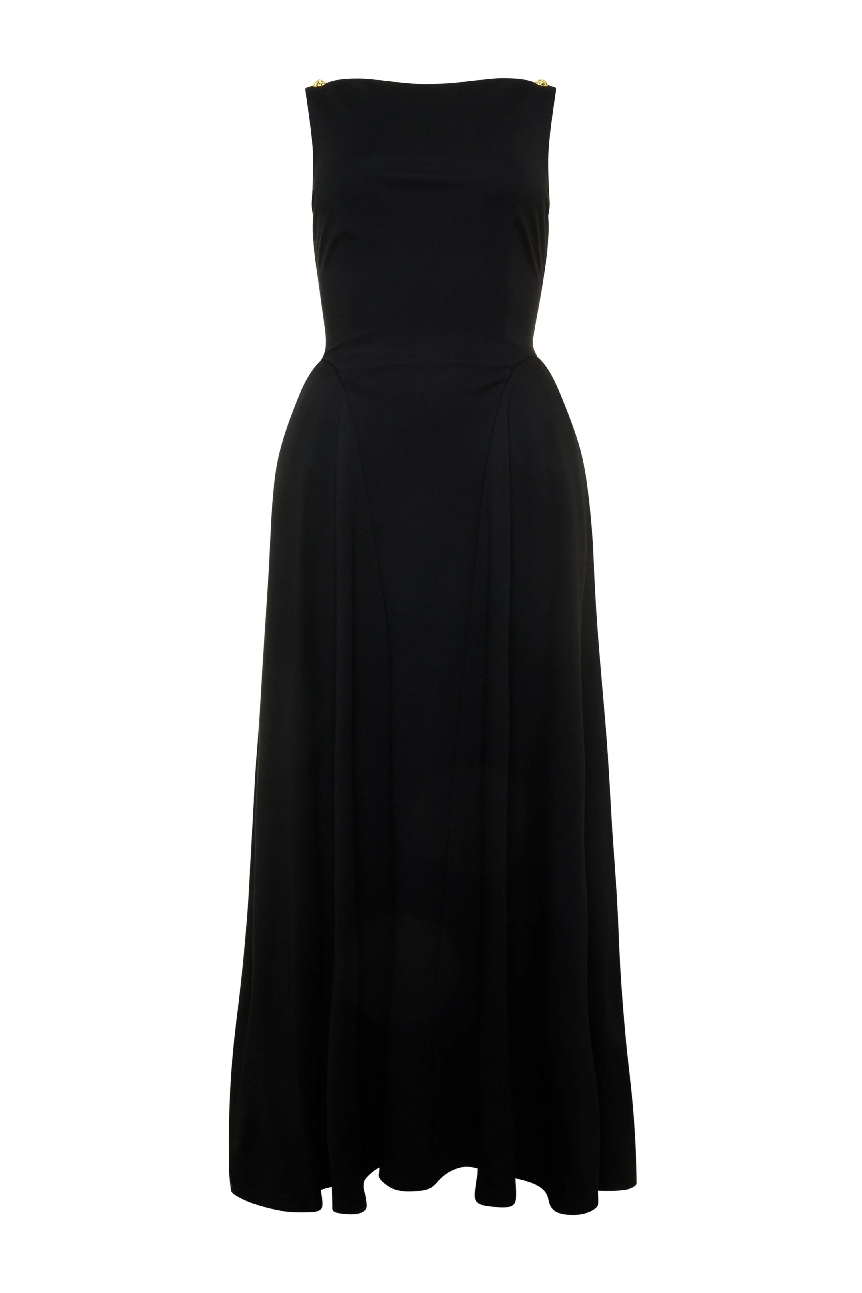 Everly Midi Dress (Black) | Holland Cooper