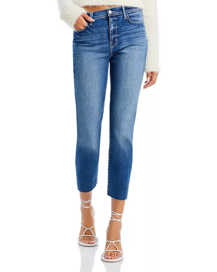 Sada High Rise Cropped Slim Leg Jeans in Cambridge | Bloomingdale's (US)