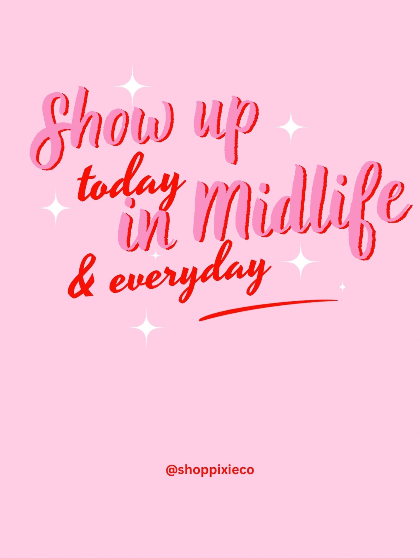 Today is a good day to show up in midlife.

Double tap this post if you agree! ❤️ It’ll be a little virtual fist bump between you and me. 👊

Show up for your health.
Show up for your people.
Show up for your goals.
Show up for yourself.

We’re not done. We’re just getting started.

Let’s do this, friends!! 

#showupinmidlife #showupinyour50s #getready #likereallyready #modernmidlifecool