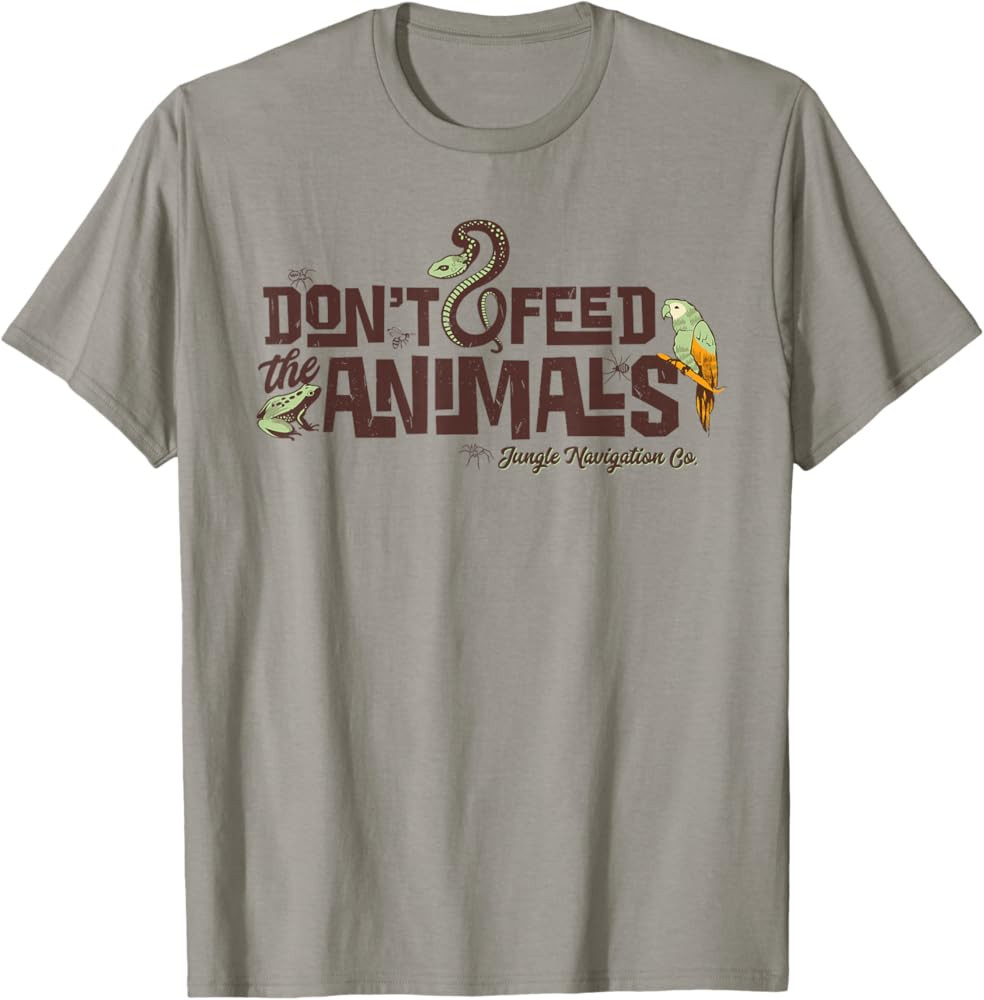 Disney Jungle Cruise Don't Feed The Animals T-Shirt | Amazon (US)