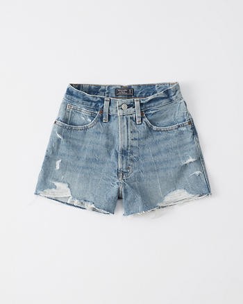 Ultra High Rise Denim Shorts | Abercrombie & Fitch US & UK