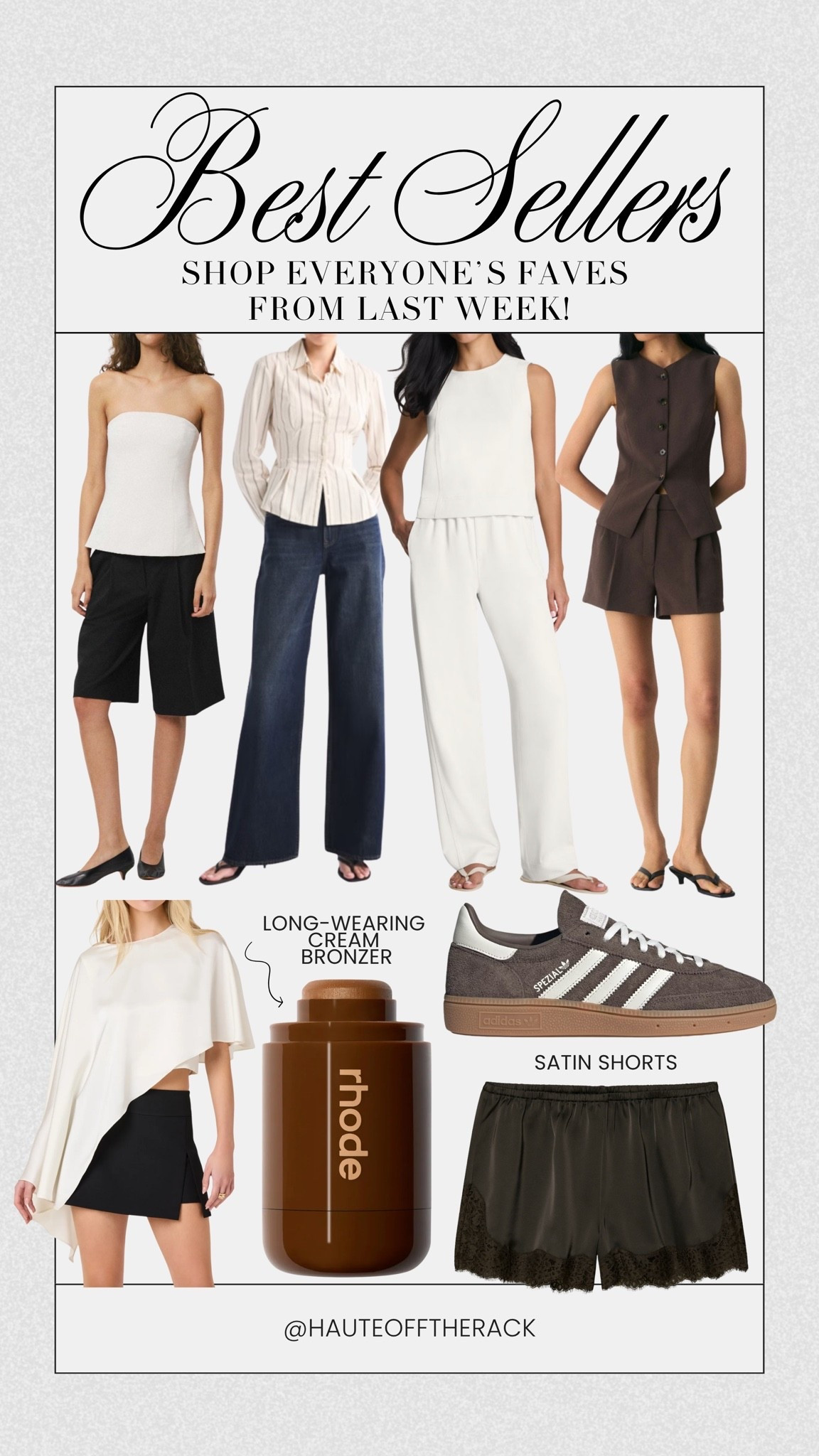 Best sellers from last week!

#aritzia #spanx #abercrombie #adidas #astr #satinshorts #bronzer #sephora #chocolatebrown #vest #denim #jeans

#LTKPetite #LTKBeauty #LTKSeasonal