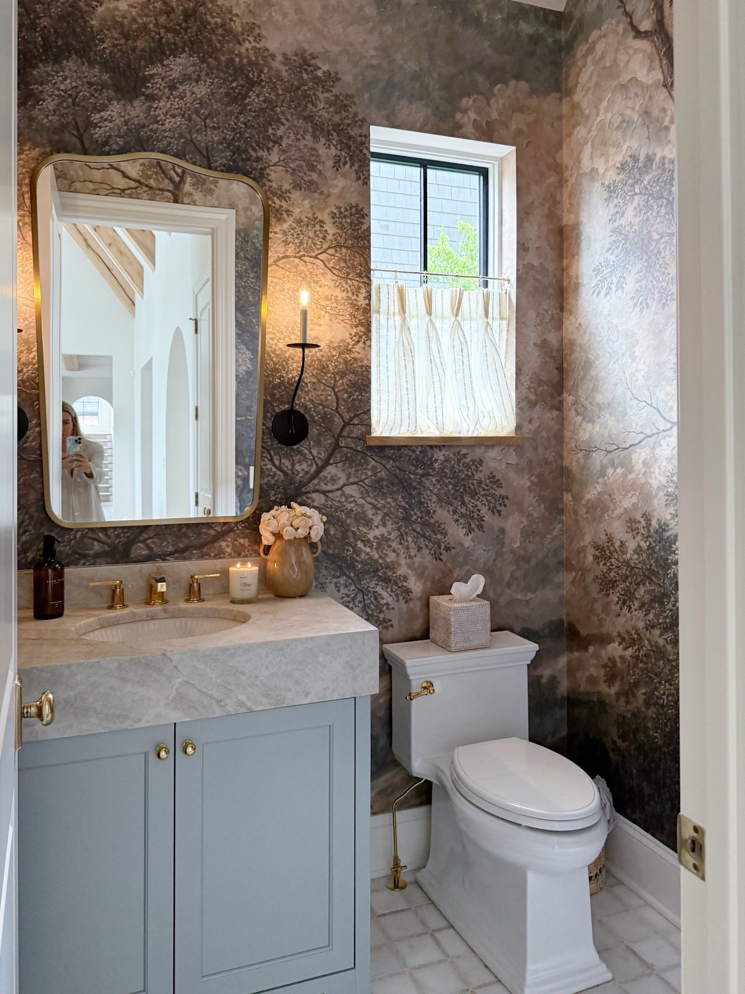 This pretty bathroom mirror and wall sconces both on sale now!!

#LTKHome #LTKSaleAlert