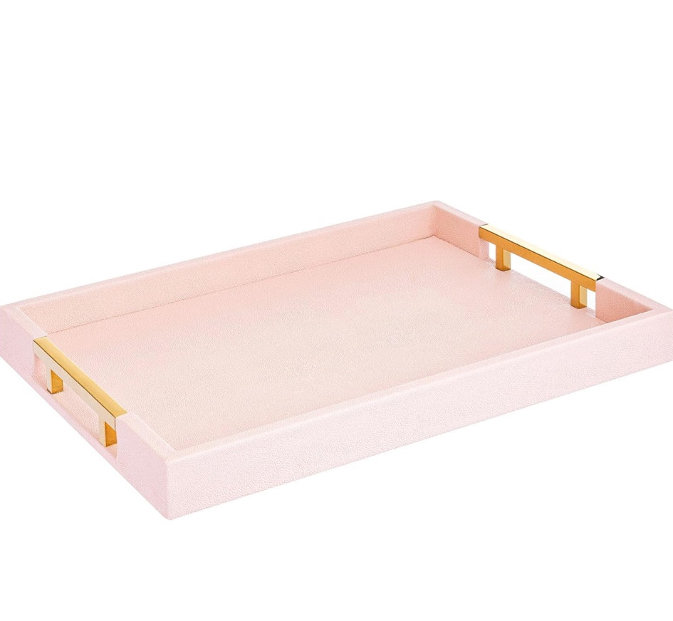 pink tray 