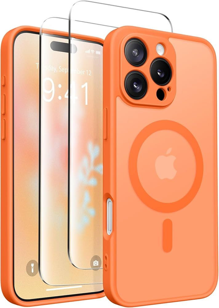 Magnetic Compatible with iPhone 16 Pro Case, Upgraded [Full Camera Protection] [Compatible with M... | Amazon (US)