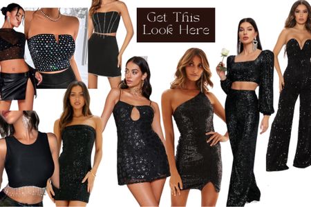 Glitz and Glam - Black outfits! 