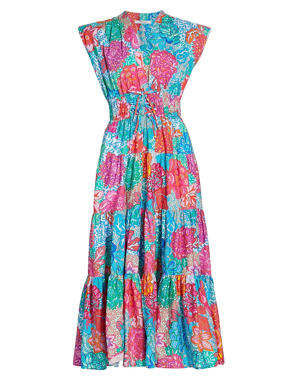 Derek Lam 10 Crosby Fatima Smocked A-Line Mid-Dress | Saks Fifth Avenue