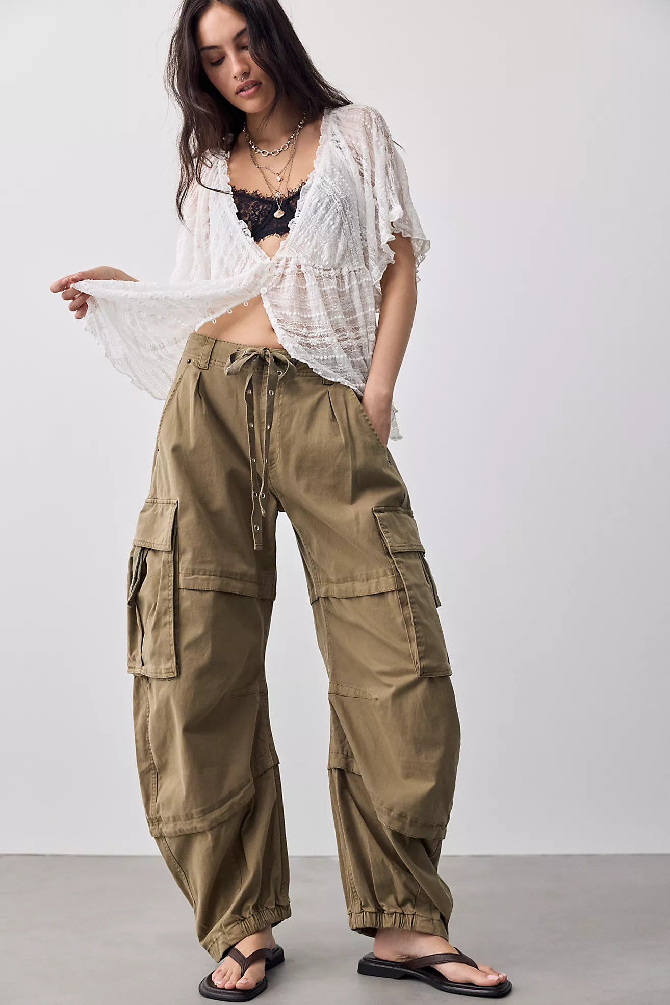 We The Free Reef Curved Twill Cargo Pants | Free People (Global - UK&FR Excluded)