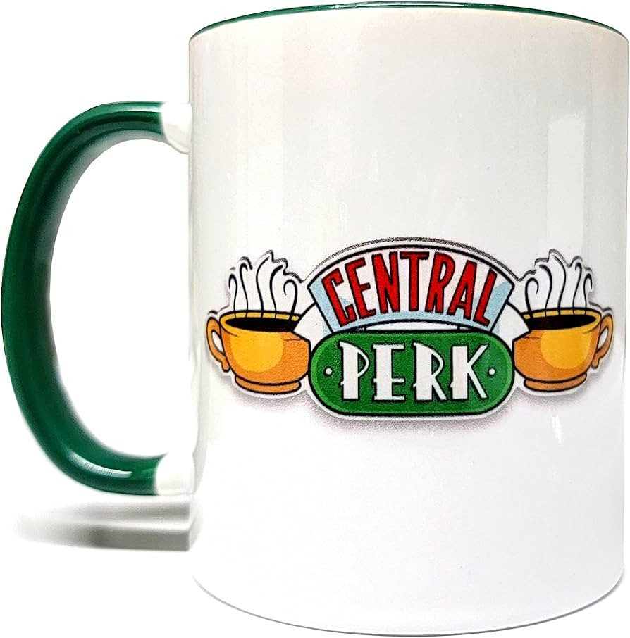 Mean Muggin Central Perk Friends 11oz Mug - Two Tone Grade A Ceramic - Giftable Foam Packaging - ... | Amazon (US)
