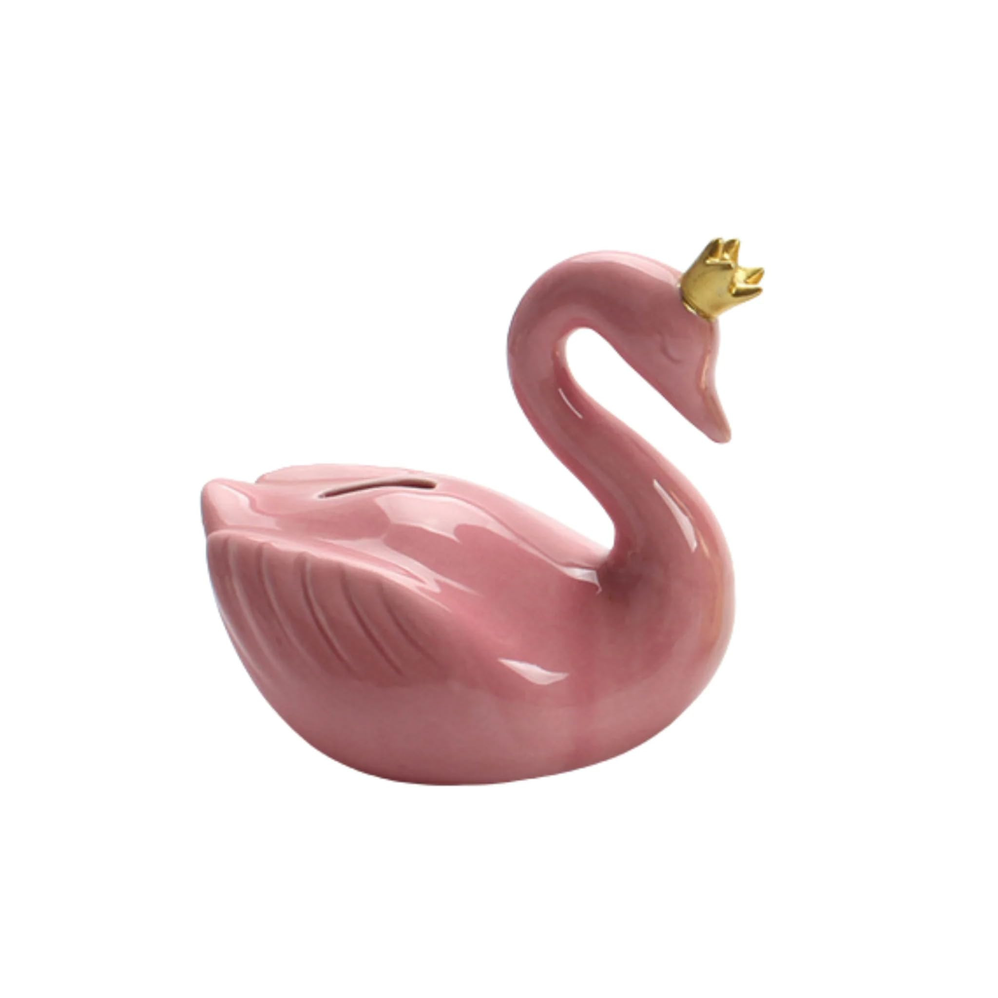 Creative Gifts International Ceramic Swan w/Crown Bank | Amazon (US)
