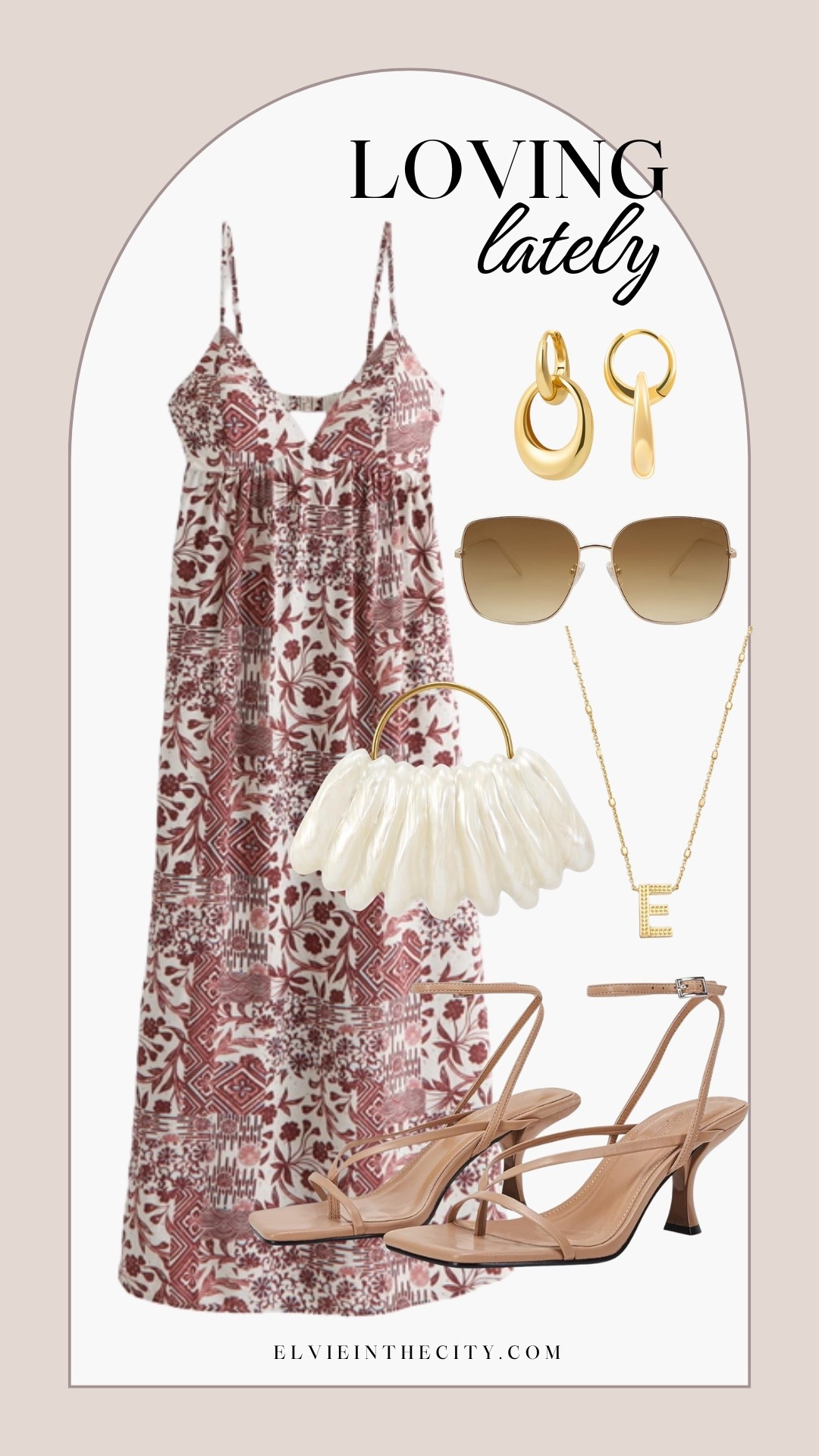 I’m loving this spaghetti strap maxi dress! It has a built-in bra and adjustable straps. I’ve added gold hoop earrings, aviator sunglasses, an initial necklace, clutch purse, and strappy neutral heels.

Ootd, resort wear, vacation outfit, cruise outfit, fashion over 40, over 50 style

#LTKFindsUnder50 #LTKOver40 #LTKootd