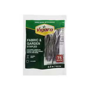 3.5 in. Weed Barrier Landscape Fabric Garden Staples (75-Pack) | The Home Depot