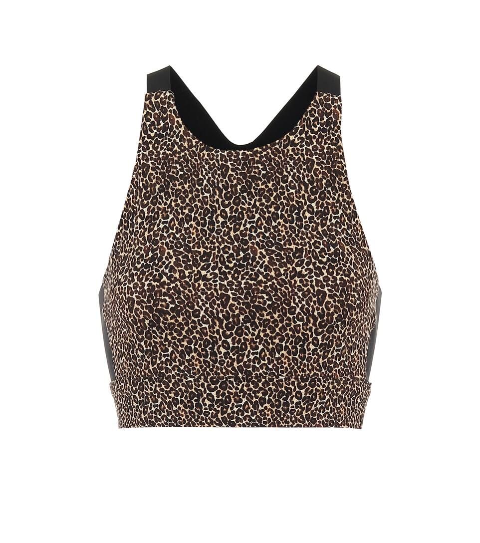 Sherman leopard-print sports bra | Mytheresa (US/CA)