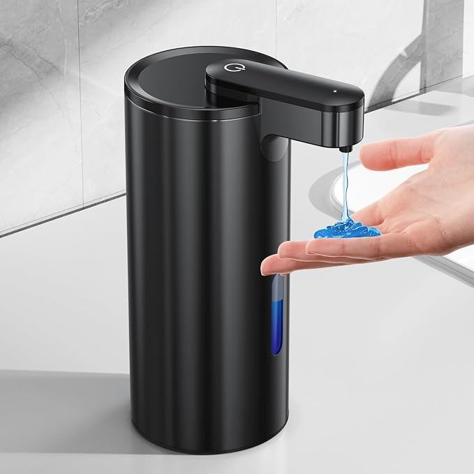 Automatic Soap Dispenser Touchless, Stainless Steel 11.5 oz 3 Levels Adjustable Hand Soap Dispens... | Amazon (US)