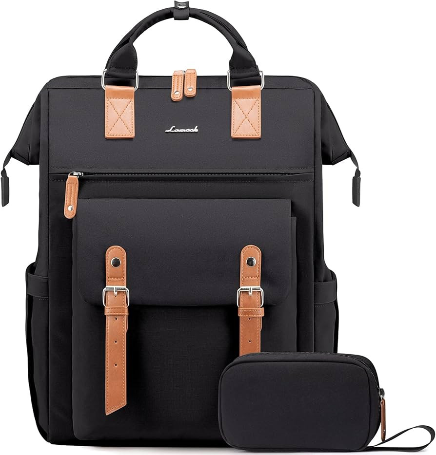 LOVEVOOK Laptop Backpack for Women Work Travel Backpack Business Commuter Computer Bag Teacher Do... | Amazon (US)