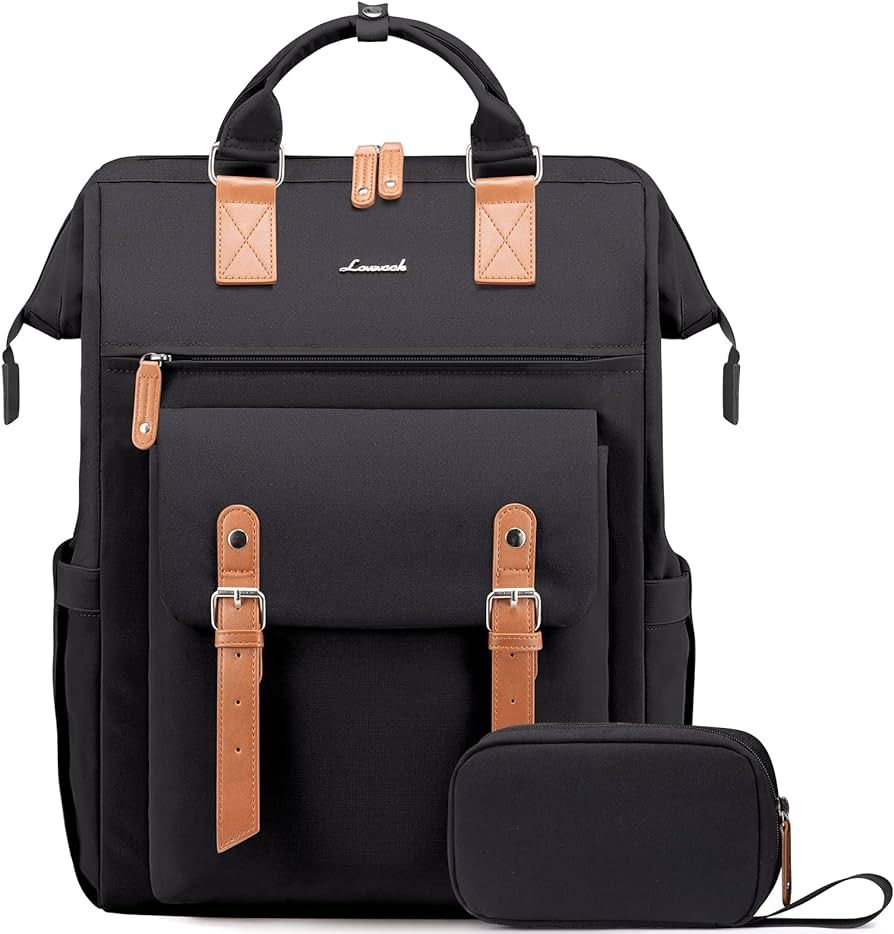 LOVEVOOK Laptop Backpack for Women Work Travel Backpack Business Commuter Computer Bag Teacher Do... | Amazon (US)