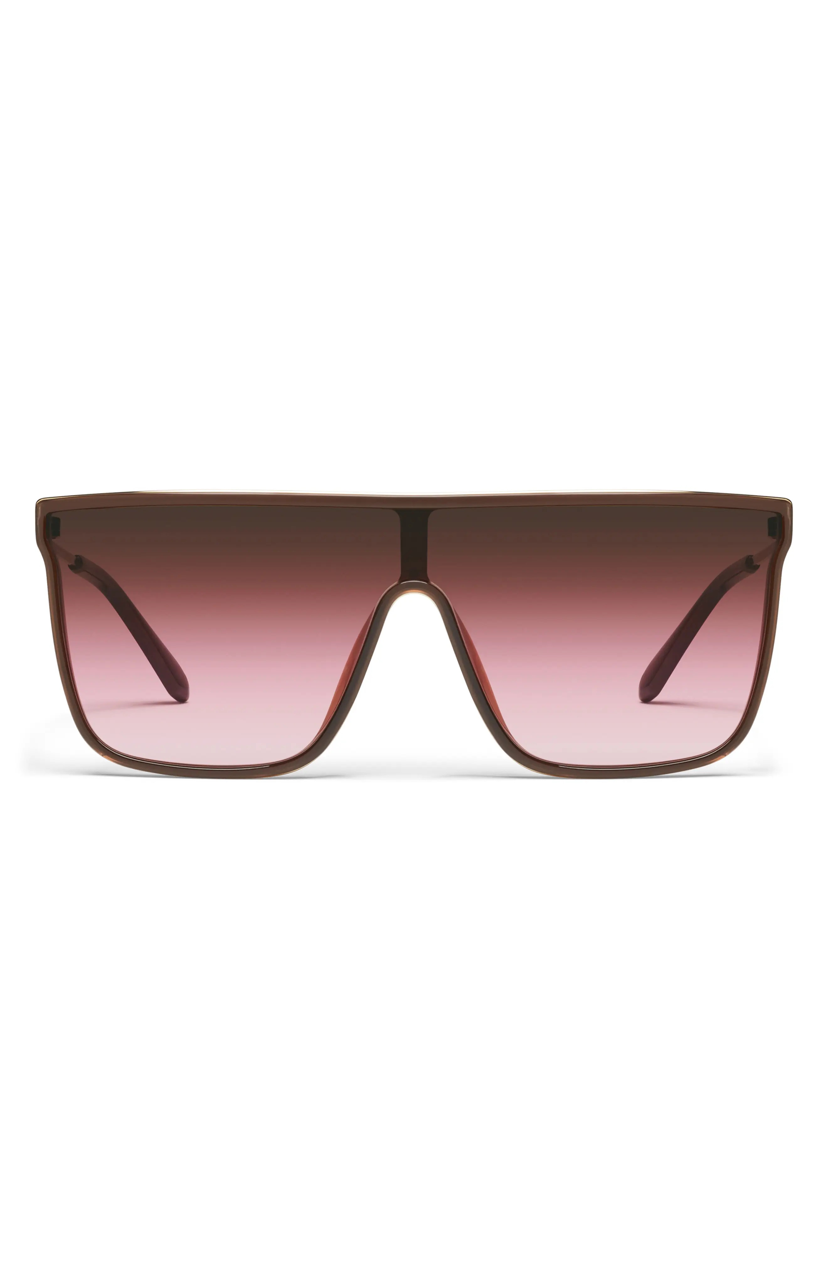 QUAY Nightfall Remixed 138mm Shield Sunglasses | Nordstrom | Nordstrom