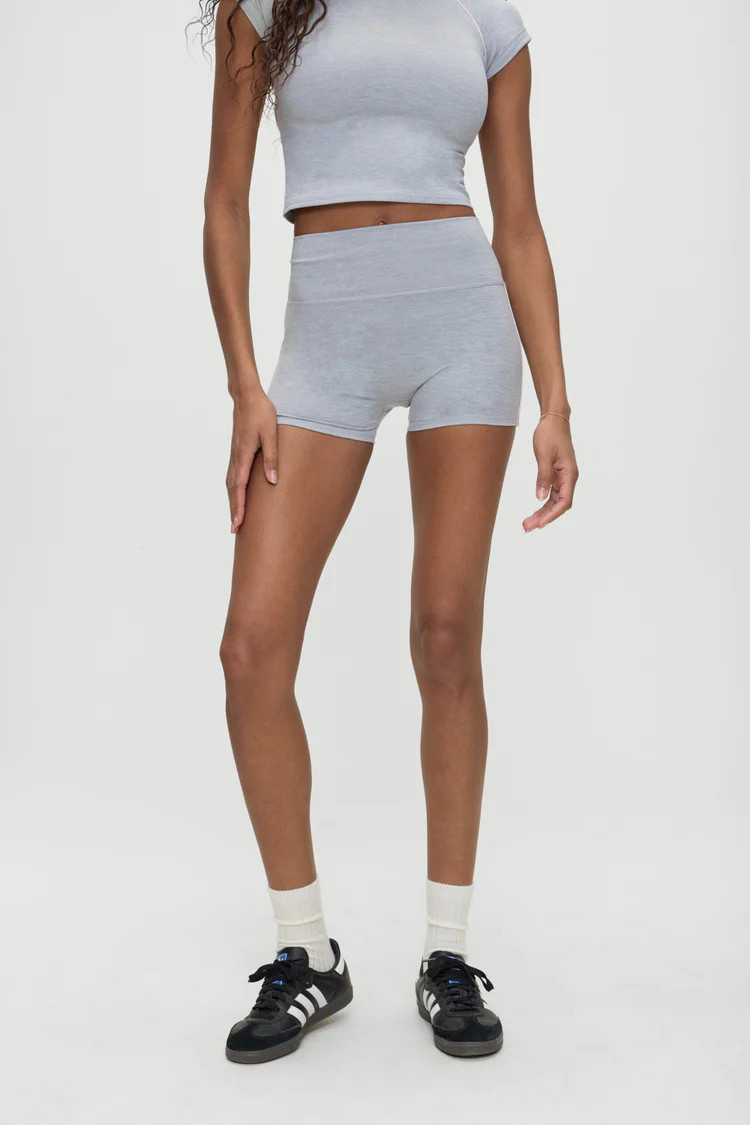 Track Star Yoga Shorts - Sunset Match | Frankies Bikinis