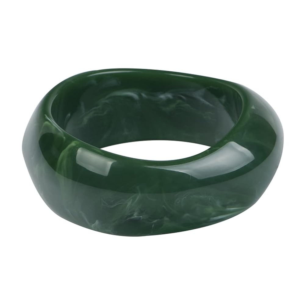 Punk Multiple Color Acrylic Resin Irregular Geometric Bangle Bracelet Tortoiseshell Acetate Mottl... | Amazon (US)