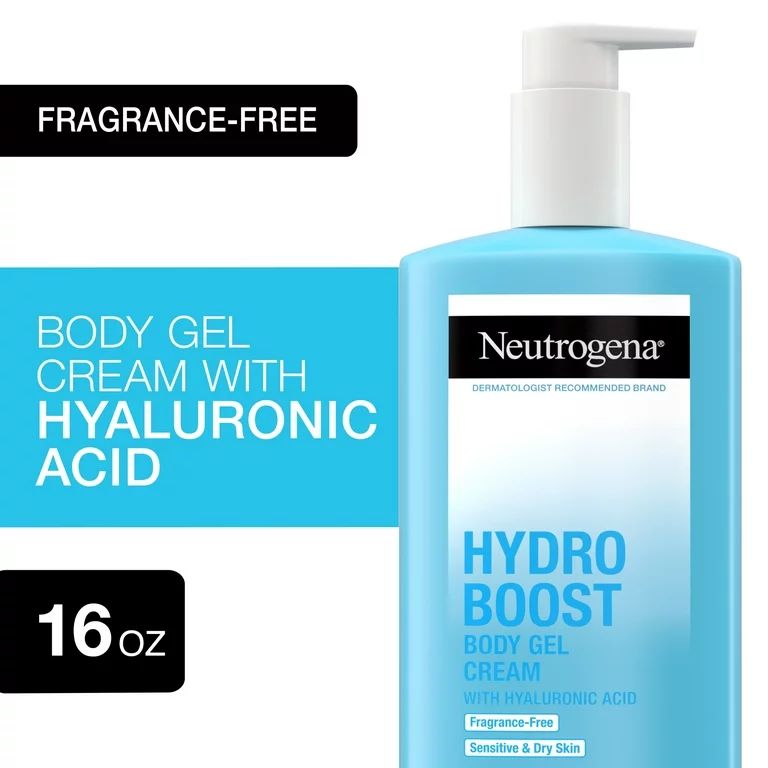 Neutrogena Hydro Boost Fragrance-Free Body Gel Cream, 16 oz - Walmart.com | Walmart (US)