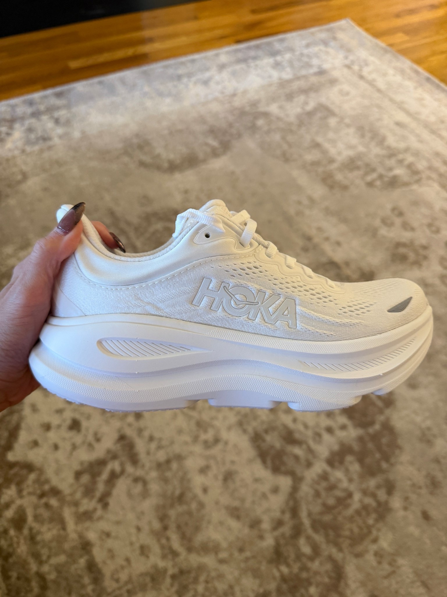 Hoka shoes. White running shoes for women. Great gym shoes.

#LTKfitnessgoals #LTKActive #LTKootd