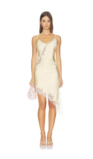 Line & Dot Emel Asymmetrical Dress in Yellow. - size M | Revolve Clothing (Global)