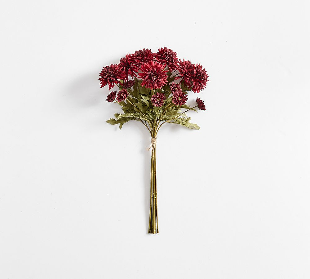 Faux Burgundy Mum Bundle | Pottery Barn (US)