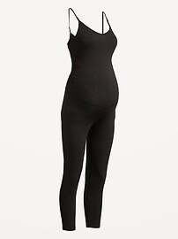 Maternity PowerChill Sleeveless 7/8-Length Jumpsuit | Old Navy (US)
