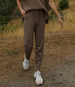 x Cella Jane Blog Knit High Rise Elastic Tie Front Jogger Pant | Dillard's