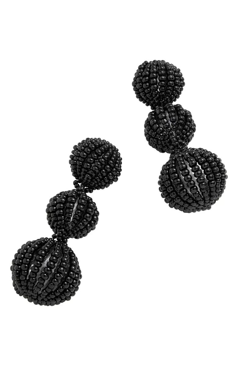 Skylar Triple Beaded Drop Earrings | Nordstrom