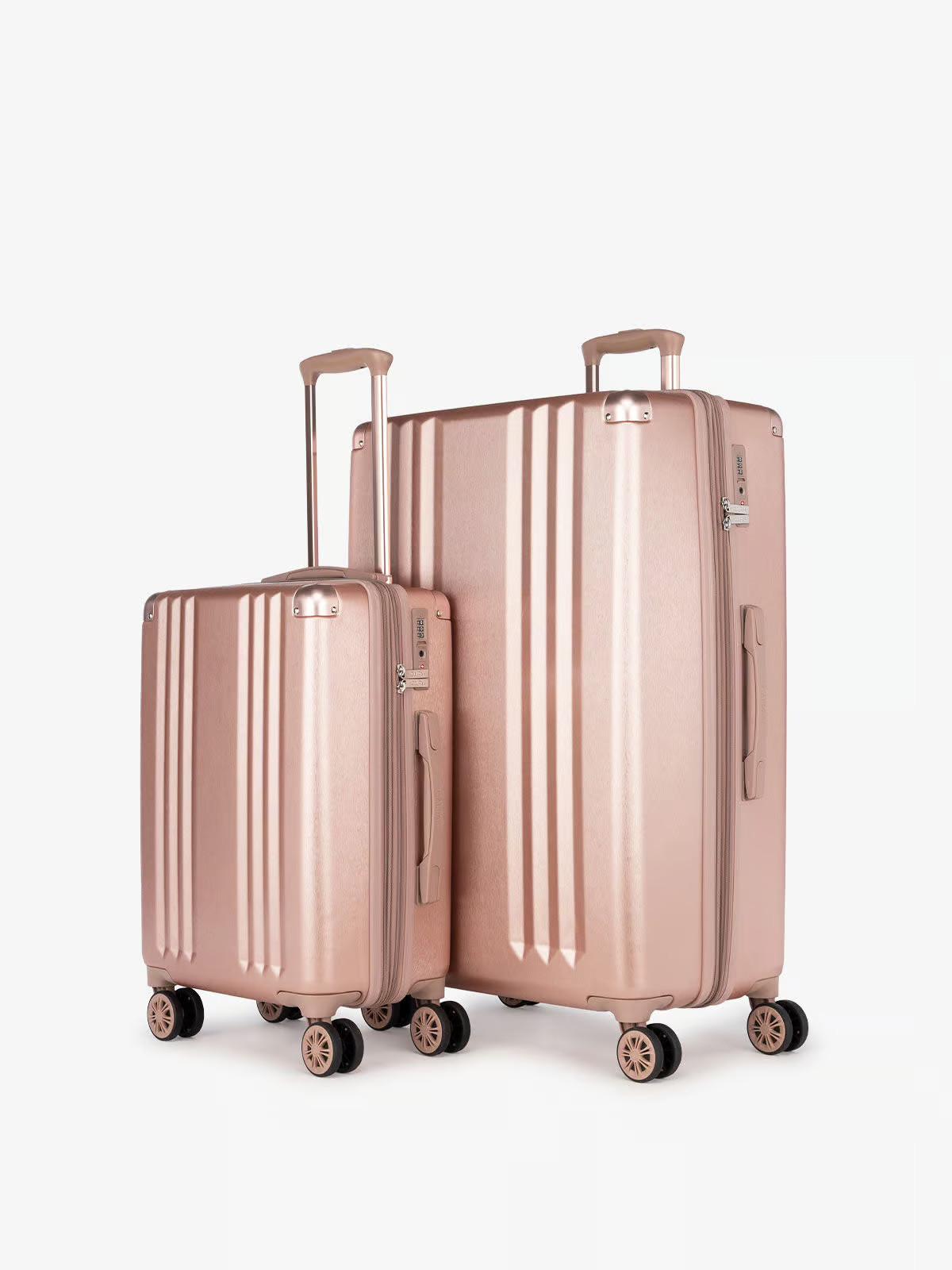 Ambeur 2-Piece Luggage Set in Rose Gold | CALPAK Travel