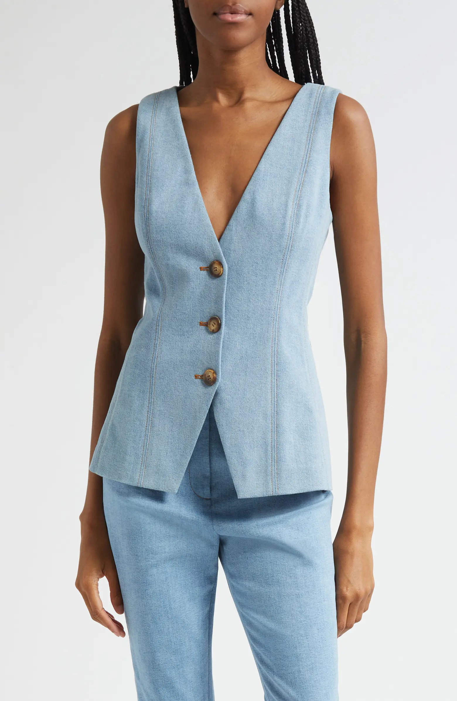 Avalina Denim Vest | Nordstrom