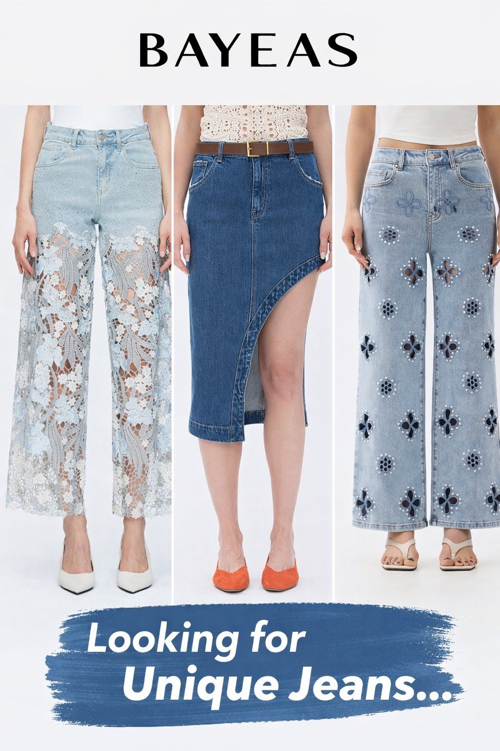 Looking for unique jeans that actually stand out? 👀✨
These BAYEAS denim styles are anything but basic — from lace details to cutouts and statement silhouettes 🔥

Perfect if you’re tired of the same old jeans and want something elevated but still wearable 💙


#LTKStyle #LTKFinds #LTKDenim #UniqueStyle #StatementJeans #DenimTrend #SpringStyle2026 #FashionOver40 #ElevatedStyle #MomStyle #ChicEveryday #AffordableFashion #StyleInspo #TrendingNow #OOTDInspo #WearableFashion #BAYEAS #AmazonFashion #DenimLovers #StyleWithConfidence

#LTKgrwm #LTKFestival #LTKootd